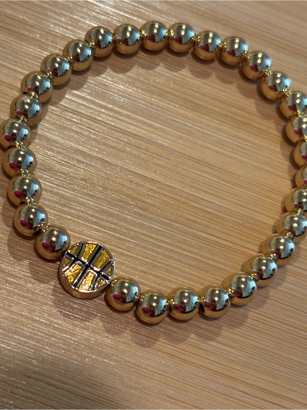 Baublebar stretch basketball bracelet, jewelry, Indiana Pacers